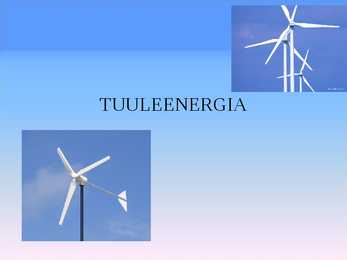 Tuuleenergia kokkuvõte