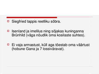 Siegfriedi lood #7