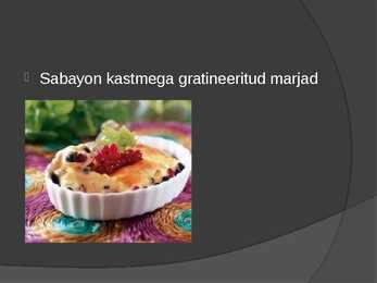 Kreemid ja magusad kastmed #9