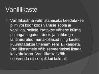 Kreemid ja magusad kastmed #10