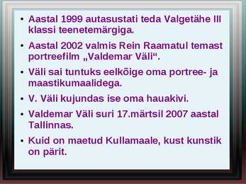 Valdemar Väli #3