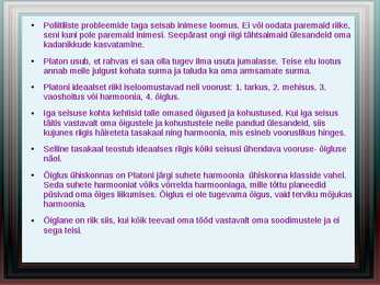 Platoni elulugu #11