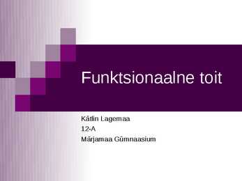 Funktsionaalne toit