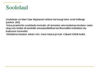 Helilooja - Mart Saar #8