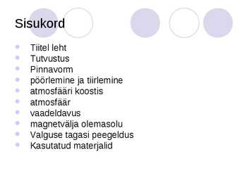 Merkuuri powrpointi esitlus #12