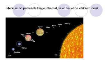 Merkuuri powrpointi esitlus #3