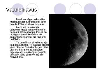 Merkuuri powrpointi esitlus #8