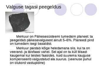 Merkuuri powrpointi esitlus #10