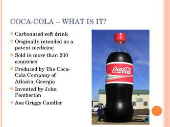 Coca-cola - tootepresentatsioon #3