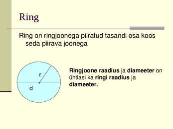 Ringjoon ja selle pikkus #11