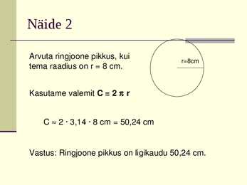 Ringjoon ja selle pikkus #10