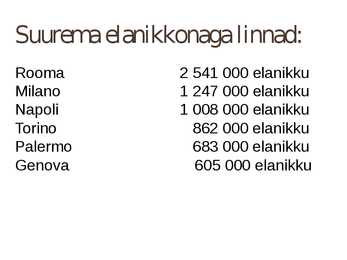 Itaalia rahvastik ja majandus #5