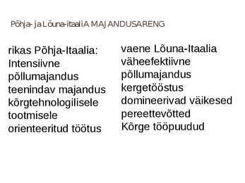 Itaalia rahvastik ja majandus #10