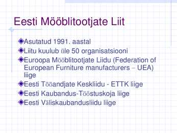 Mööblitootmine #11