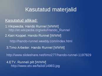 Hando Runnel-esitlus #21