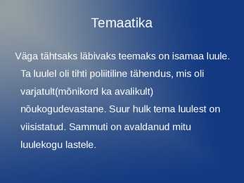 Hando Runnel-esitlus #5