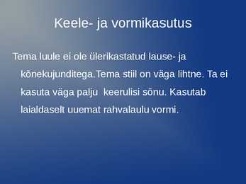 Hando Runnel-esitlus #6