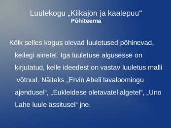 Hando Runnel-esitlus #9