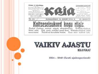 VAIKIV AJASTU-slaidid