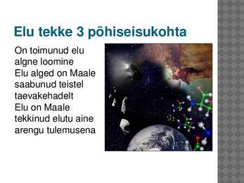 Stanley Miller ja elu teke #3