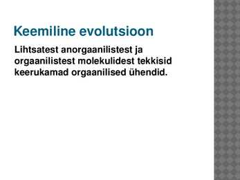 Stanley Miller ja elu teke #6