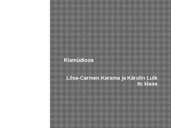 Klamüdioos