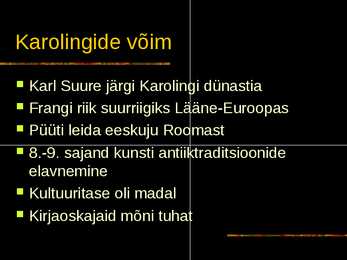 Karolingide kunst #2