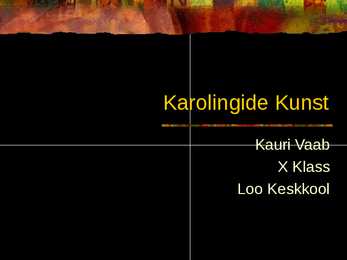 Karolingide kunst