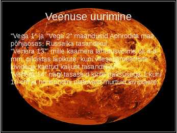 Veenus- slaidid- #4