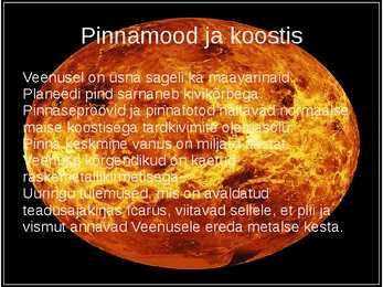 Veenus- slaidid- #9
