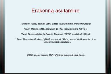 Eestimaa rahvaliidu esitlus #2