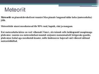 Powerpoint-Kaali meteoriidikraater #2