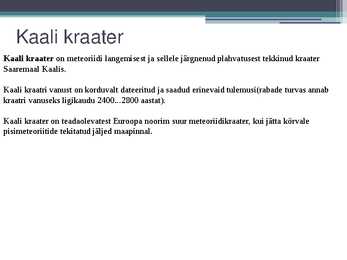 Powerpoint-Kaali meteoriidikraater #5