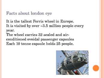 London Eye Power Point esitlus #3