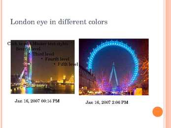 London Eye Power Point esitlus #7