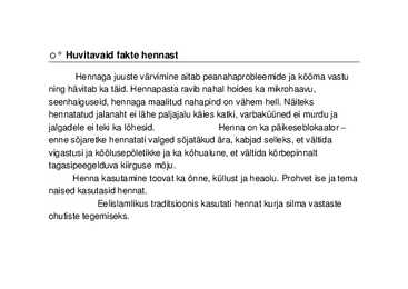 Henna ja selle kasutamise viisid #11