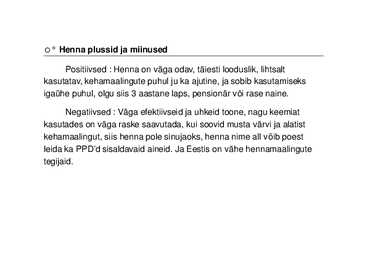 Henna ja selle kasutamise viisid #12