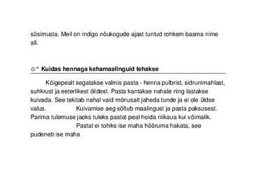 Henna ja selle kasutamise viisid #6