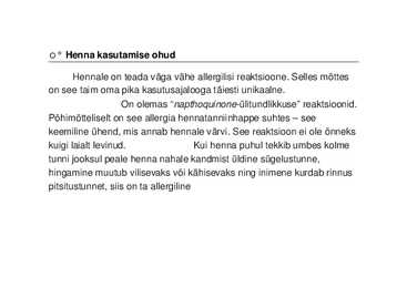 Henna ja selle kasutamise viisid #10