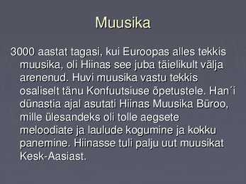 HIINA muusika #5