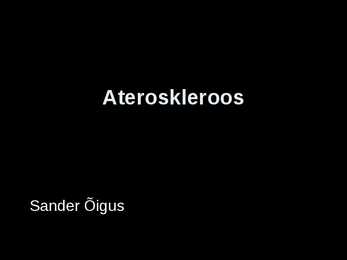 Ateroskleroos