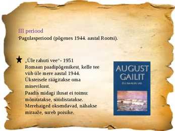 August Gailit powerpoint esitlus #13