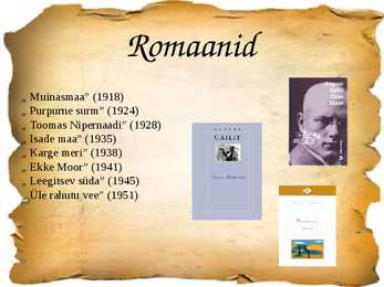 August Gailit powerpoint esitlus #16