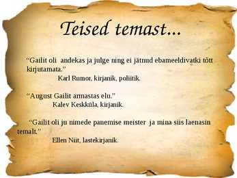 August Gailit powerpoint esitlus #23