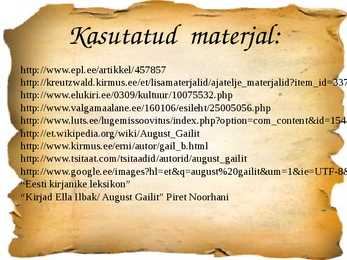 August Gailit powerpoint esitlus #26