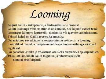 August Gailit powerpoint esitlus #9