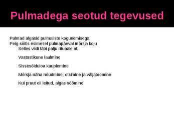 Traditsioonilised pulmad Eestis #5