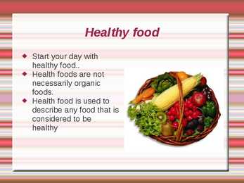 Healthy lifestyle- slaidid- #6