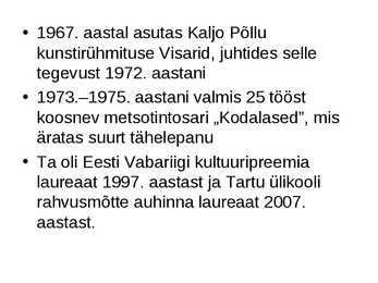 Kaljo Põllu #3