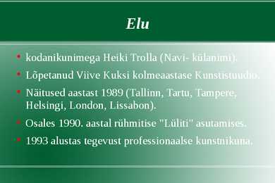 Navitrolla- slaidid- #2